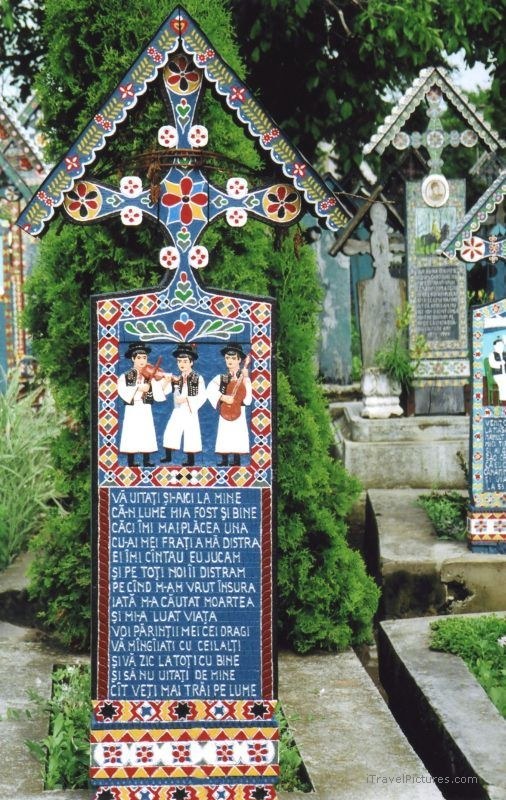 Sapanta Merry Cemetery grave